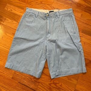 Izod Light Blue Flat Front Shorts